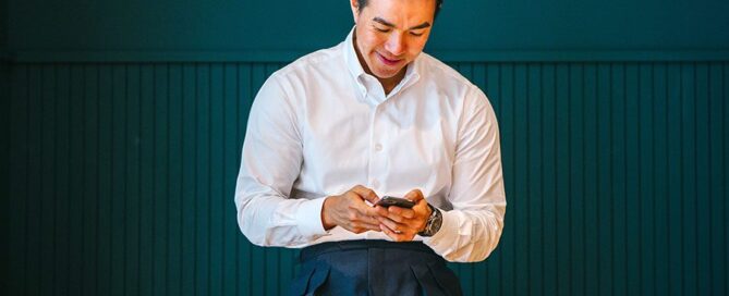 Business Man on his Phone